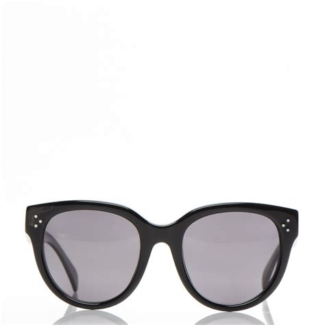 celine audrey black ladies sunglasses cl 41755|CELINE Audrey Sunglasses CL 41755 Black .